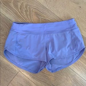 LULULEMON SPEED SHORT SIZE 4